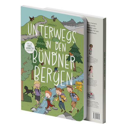 Wimmelbuch "Unterwegs in den Bündner Bergen"
