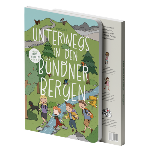 Wimmelbuch "Unterwegs in den Bündner Bergen"